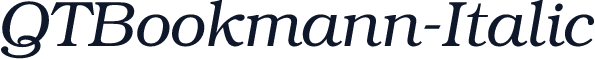 QTBookmann-Italic