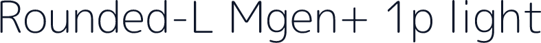 Rounded-L Mgen+ 1p light