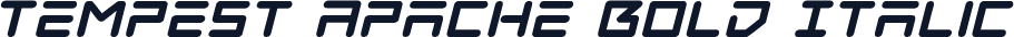 Tempest Apache Bold Italic