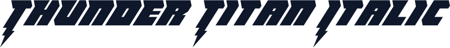 Thunder Titan Italic