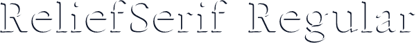 ReliefSerif Regular