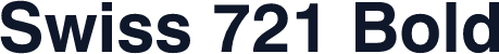 Swiss 721 Bold