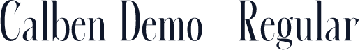 Calben Demo\ Regular