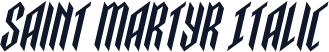 Saint Martyr Italic