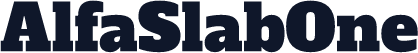 AlfaSlabOne