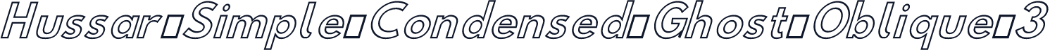 Hussar Simple Condensed Ghost Oblique 3