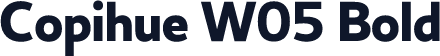 Copihue W05 Bold