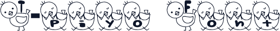 T-piyo Font
