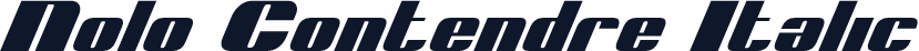 Nolo Contendre Italic