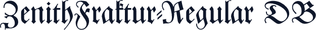 ZenithFraktur-Regular DB