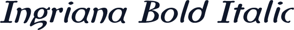 Ingriana Bold Italic