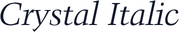 Crystal Italic