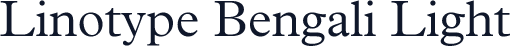 Linotype Bengali Light