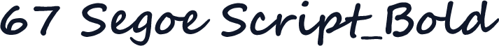 67 Segoe Script_Bold