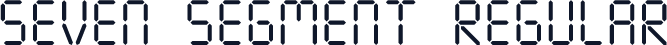 Seven Segment Regular