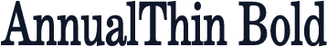 AnnualThin Bold