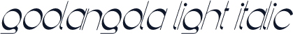 Goolangola Light Italic