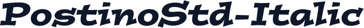 PostinoStd-Italic