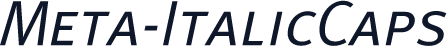 Meta-ItalicCaps
