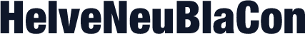 HelveNeuBlaCon