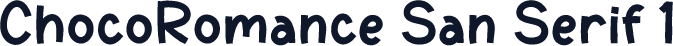 ChocoRomance San Serif 1