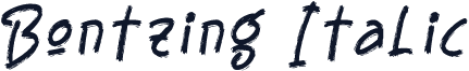 Bontzing Italic