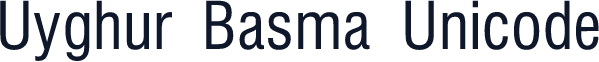 Uyghur Basma Unicode