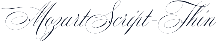 MozartScript-Thin
