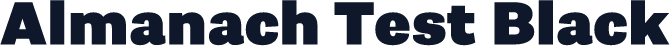Almanach Test Black