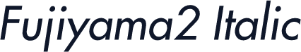Fujiyama2 Italic