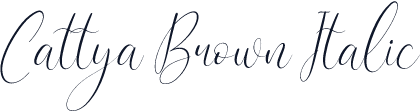 Cattya Brown Italic