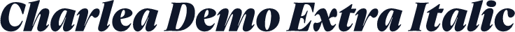 Charlea Demo Extra Italic