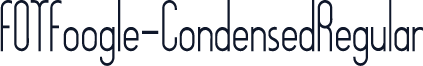 FOTFoogle-CondensedRegular