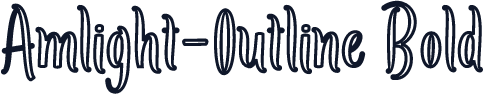 Amlight-Outline Bold
