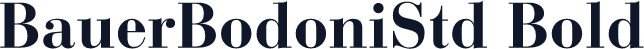 BauerBodoniStd Bold