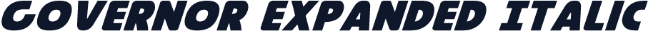 Governor Expanded Italic