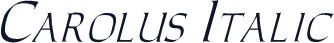 Carolus Italic
