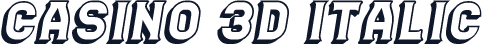 Casino 3D Italic