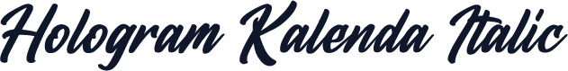 Hologram Kalenda Italic