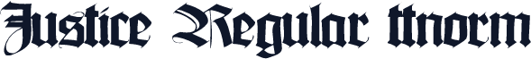 Justice Regular ttnorm