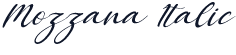 Mozzana Italic