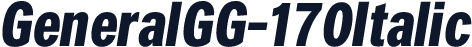 GeneralGG-170Italic