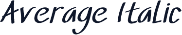 Average Italic