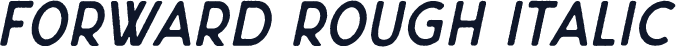 Forward Rough Italic