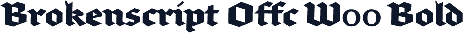 Brokenscript Offc W00 Bold