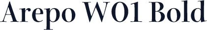 Arepo W01 Bold