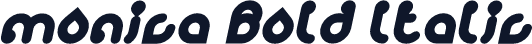 monica Bold Italic