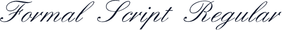 Formal Script Regular