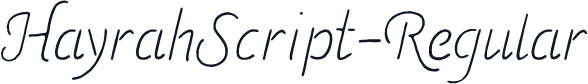 HayrahScript-Regular