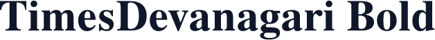 TimesDevanagari Bold